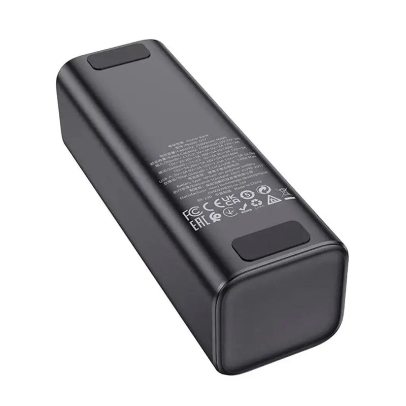 Зовнішній акумулятор HOCO Q17 Electric PD140W power bank(25000mAh) Black (6942007602075)