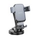 Тримач для мобільного BOROFONE BH95 Warrior gravity car holder(center console) Black Metal Gray (6941991105340)