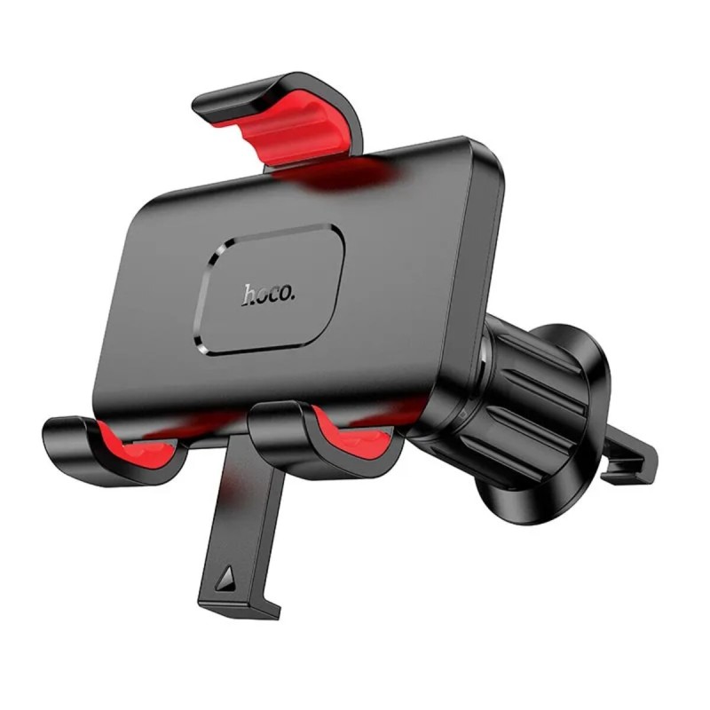 Тримач для мобільного HOCO H21 Dragon automatic clamp car holder(air outlet) Red Black (6942007605649)