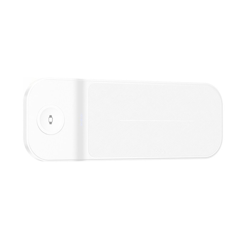 Бездротовий зарядний пристрій HOCO CQ6 Power 3-in-1 wireless fast charger(SAM Watch) White (6942007612036 )