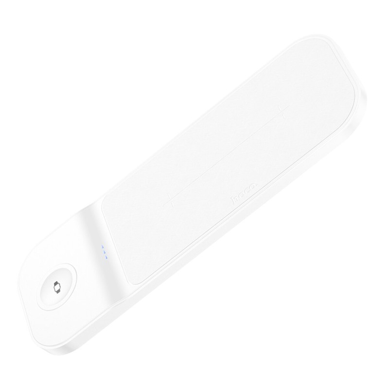 Бездротовий зарядний пристрій HOCO CQ6 Power 3-in-1 wireless fast charger(SAM Watch) White (6942007612036 )
