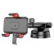 Тримач для мобільного HOCO H22 Dragon automatic clamping car holder(center console) Red Black (6942007605656)
