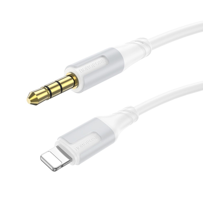 Аудiо-кабель BOROFONE BL19 Creator digital audio conversion cable iP White (6941991108570)