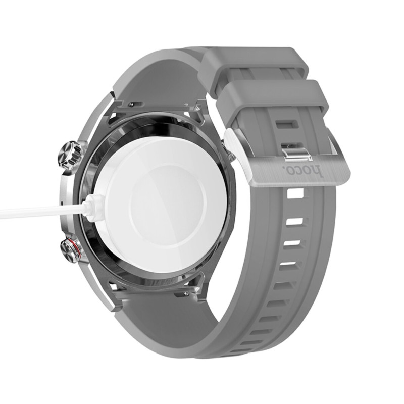 Кабель HOCO Y16 Smart sports watch charging cable White (6942007603089 )