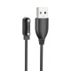 Кабель HOCO Y18 Smart sports watch charging cable Black (6942007605267 )
