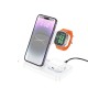 Бездротовий зарядний пристрій BOROFONE BQ26 Best 3-in-1 wireless fast charger White (6941991108013)
