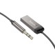Bluetooth-ресивер HOCO E78 Benefit car AUX BT receiver with cable Black Metal Gray (6942007605663 )