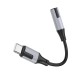 Адаптер BOROFONE BV19 Creator digital audio converter Type-C to 3.5mm Black (6941991108372)