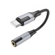 Адаптер BOROFONE BV19 Creator digital audio converter Type-C to 3.5mm Black (6941991108372)