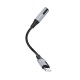 Адаптер BOROFONE BV19 Creator digital audio converter Type-C to 3.5mm Black (6941991108372)
