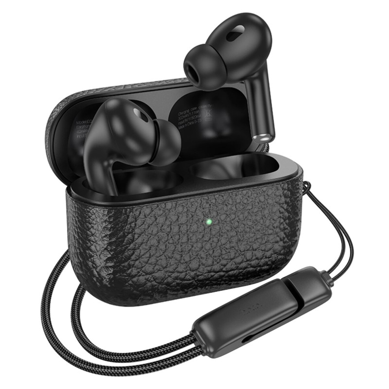 Навушники HOCO EQ9 Plus Duke true wireless ANC Noise Reduction BT headset Black (6942007612845 )