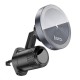 Тримач для мобільного з БЗП HOCO HW6 Vision metal magnetic wireless fast charging car holder(air outlet) Black (6942007606622)