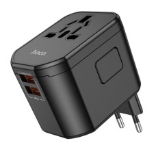 УЗП HOCO AC15 Walker three-port PD20W(1C2A) universal conversion charger Black (6942007607773 )