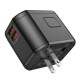 УЗП HOCO AC15 Walker three-port PD20W(1C2A) universal conversion charger Black (6942007607773 )