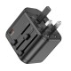 УЗП HOCO AC15 Walker three-port PD20W(1C2A) universal conversion charger Black (6942007607773 )