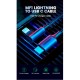 Кабель UGREEN US305 USB-C to Lightning Angled Cable Aluminum Shell Braided 1m(UGR-60763) (UGR-60763)