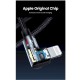 Кабель UGREEN US305 USB-C to Lightning Angled Cable Aluminum Shell Braided 1m(UGR-60763) (UGR-60763)