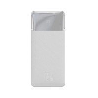 Зовнішній акумулятор Baseus Bipow Digital Display Power Bank 20000mAh 15W White (PPBD050102)