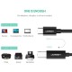 Кабель UGREEN US241 USB-C Male to USB-B 2.0 Male Printer Cable ABS Plastic Case 1m  (Black)(UGR-80811) (UGR-80811)