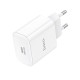 Мережевий зарядний пристрій HOCO C76A Pro Majestic single port PD30W charger White (6942007616300 )