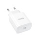 Мережевий зарядний пристрій HOCO C76A Pro Majestic single port PD30W charger White (6942007616300 )