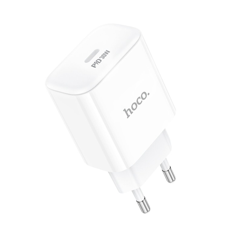 Мережевий зарядний пристрій HOCO C76A Pro Majestic single port PD30W charger White (6942007616300 )