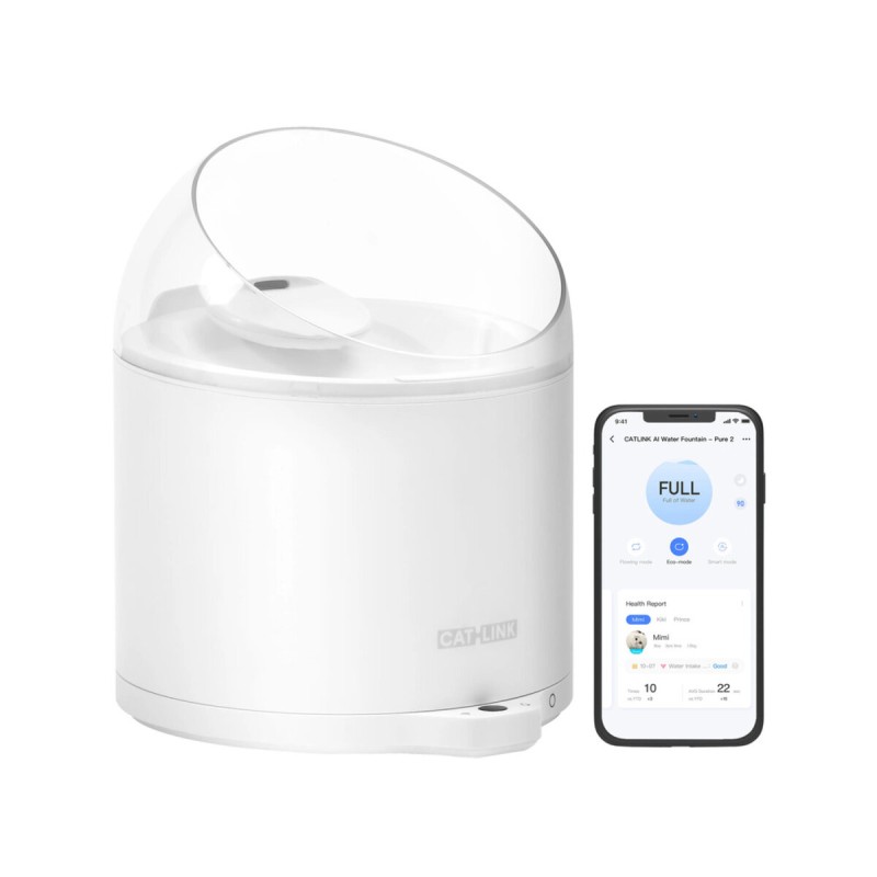 Поїлка CATLINK Wireless Pump & Ultra-Filtration Water Fountain - PURE 2 (6972884750736)