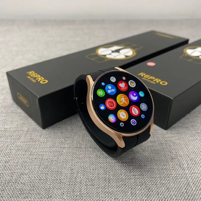 Смарт-годинник Fendior R6 Pro Amoled Black (FendiorR6PBlack)