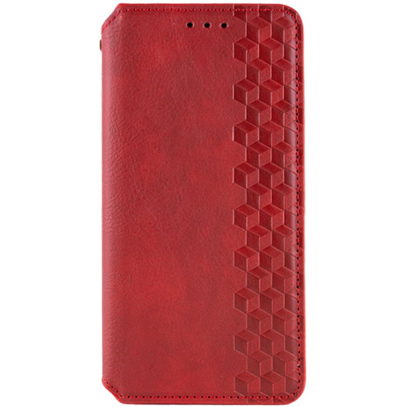 Чохол-книжка для смартфона Rubic Leather for Xiaomi Redmi 13C 4G/POCO С65 Red (RUBICXi13CRed)