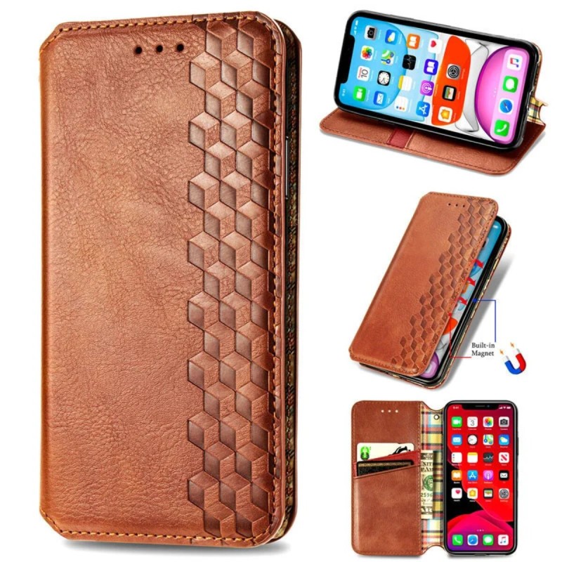 Чохол-книжка для смартфона Rubic Leather for Xiaomi Redmi 13 4G Brown (RUBICXi13Brown)
