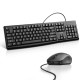 Комплект з  маніпулятора миші та клавіатури UGREEN Wired Keyboard and Mouse Combo (UGR-15217)