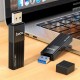 Хаб HOCO HB20 Mindful 2-in-1card reader(USB2.0) Black (6931474735201)