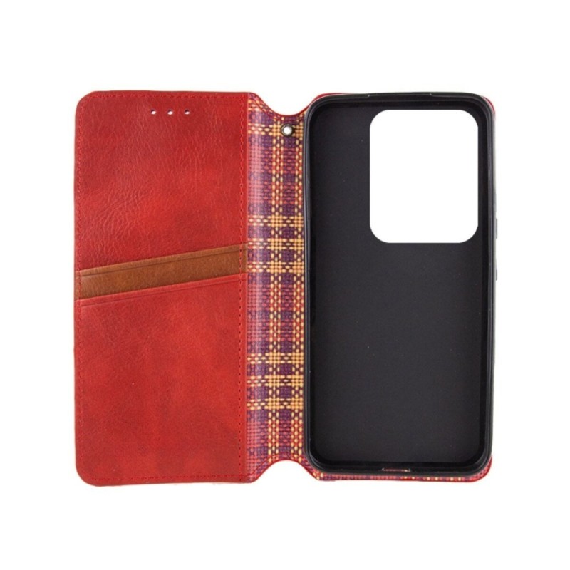 Чохол-книжка для смартфона Rubic Leather for Xiaomi Redmi Note 13 4G Red (RUBICXiNo13Red)