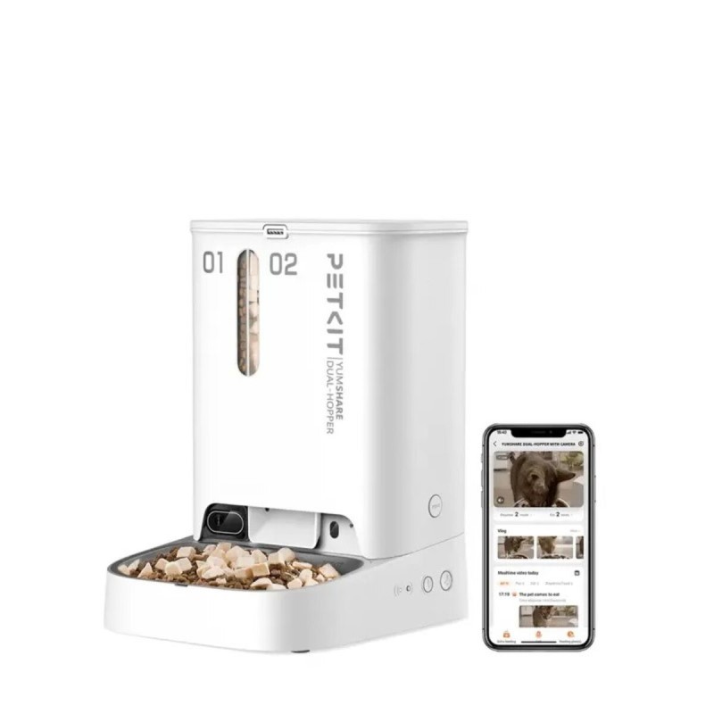 Смарт годівниця PETKIT Yumshare Dual-Hopper with Camera (P591) (P591)