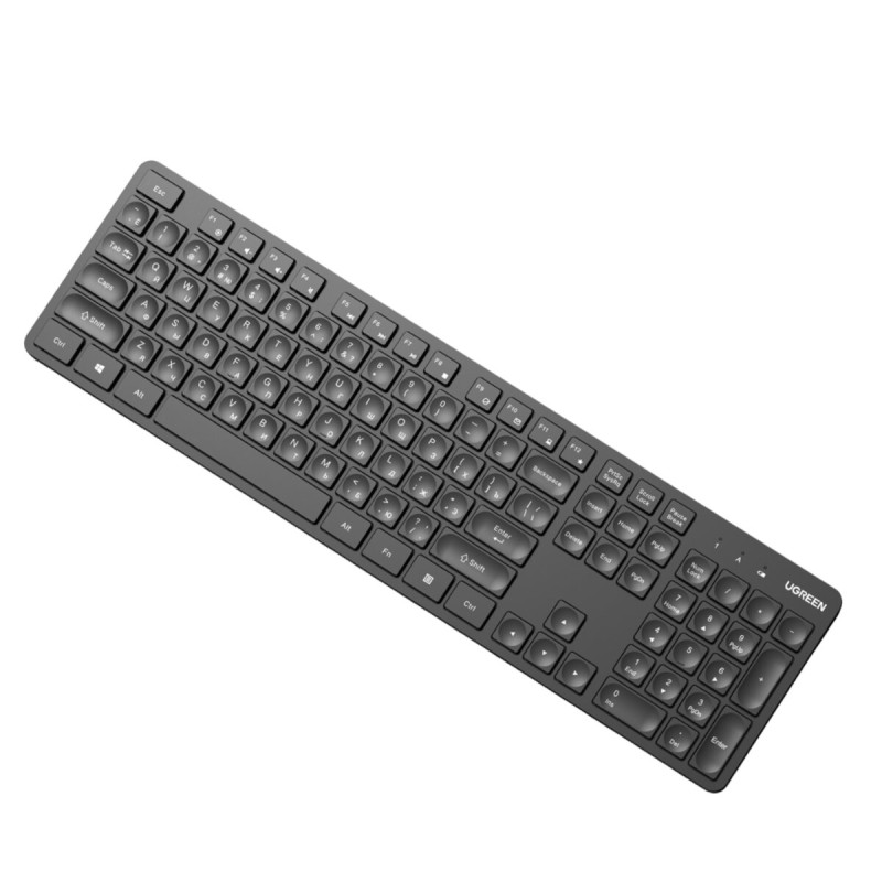 Комплект з  маніпулятора миші та клавіатури UGREEN Wireless Keyboard and Mouse Combo (UGR-15225)