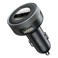 АЗП з FM-модулятор Baseus Enjoy Car Wireless MP3 Charger (Wireless 5.0+5V/3.4A) Black (CCLH-01_)