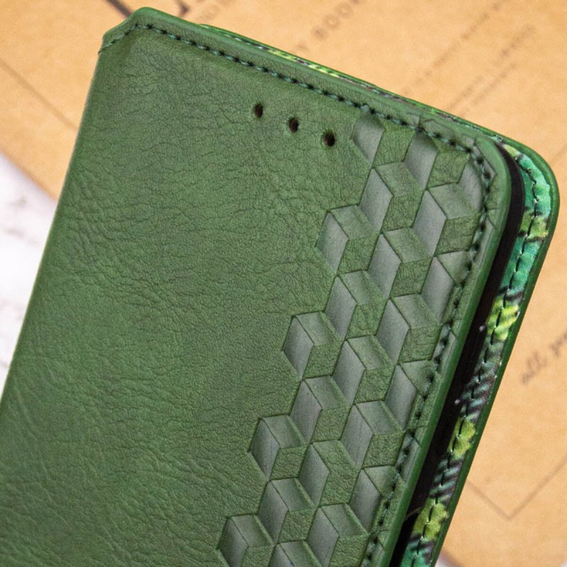 Чохол-книжка для смартфона Rubic Leather for Xiaomi Redmi Note 13 Pro 4G Green (RUBICXiNo13PGreen)