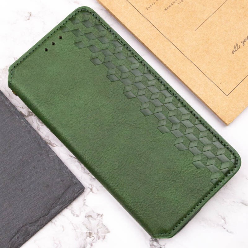 Чохол-книжка для смартфона Rubic Leather for Xiaomi Redmi Note 13 Pro 4G Green (RUBICXiNo13PGreen)