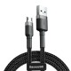 Кабель Baseus Cafule Cable USB For Micro 1.5A 2m Gray+Black (CAMKLF-CG1Y)
