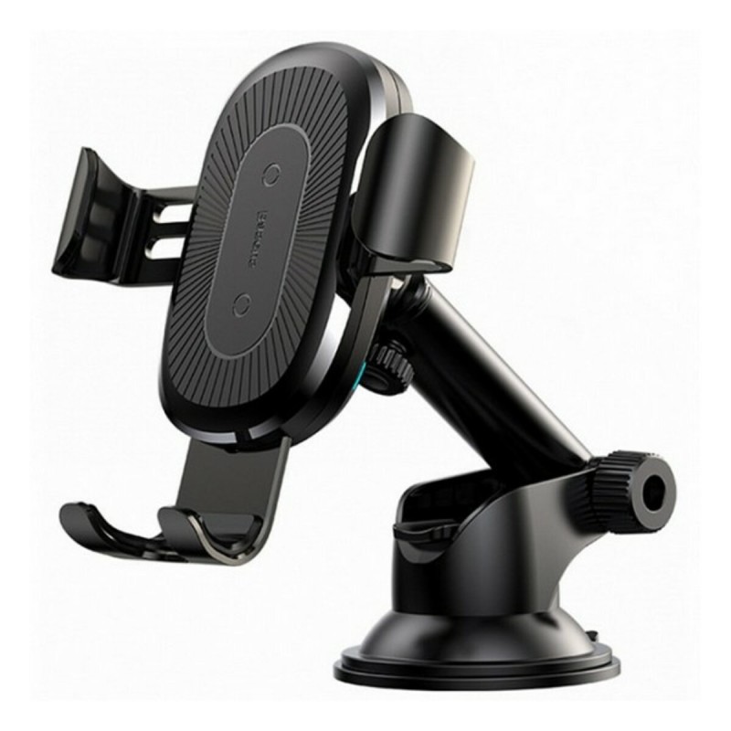 Тримач для мобiльного з БЗП Baseus Wireless Holder Osculum Type Black (WXYL-A01_)