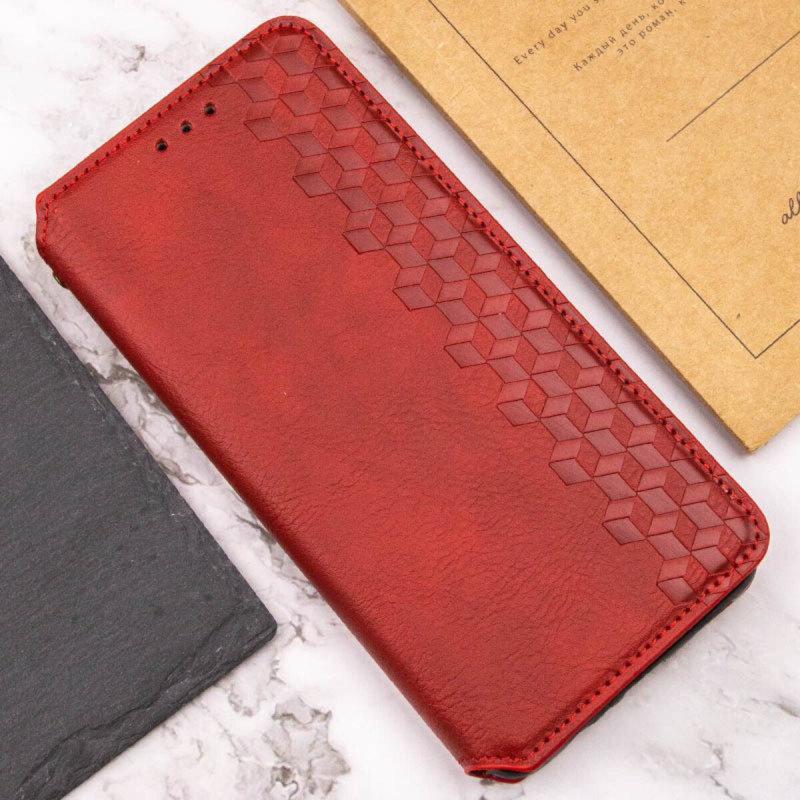 Чохол-книжка для смартфона Rubic Leather for Xiaomi Redmi Note 13 Pro 4G Red (RUBICXiNo13PRed)