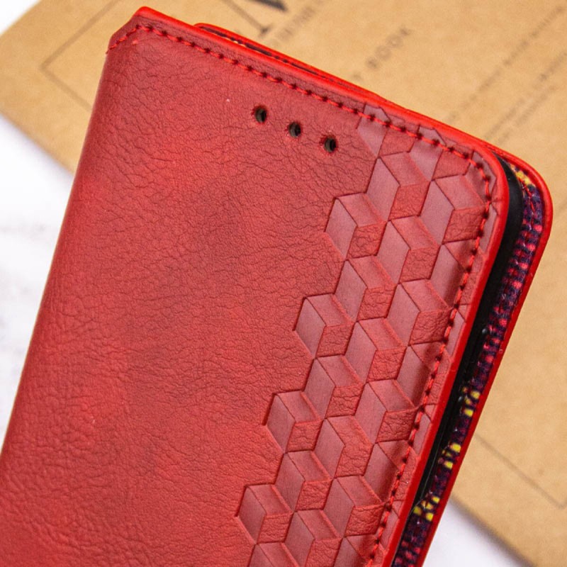 Чохол-книжка для смартфона Rubic Leather for Xiaomi Redmi Note 13 Pro 4G Red (RUBICXiNo13PRed)