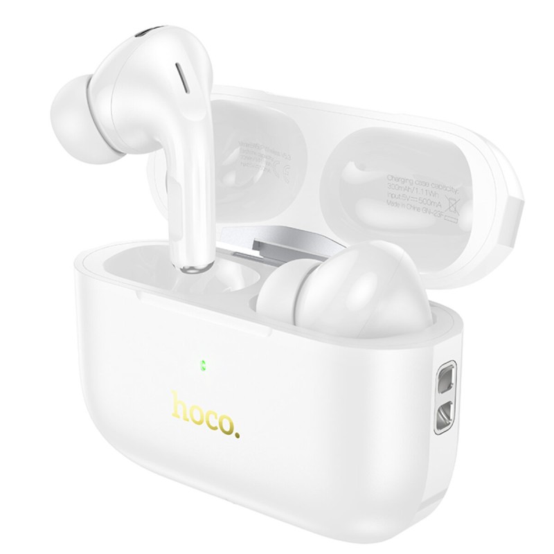 Навушники HOCO EW56 Plus Generoso true wireless ANC noise reduction BT headset White (6942007606707 )
