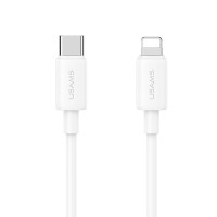 Кабель Usams SJ712 Type-C To Lightning 30W Fast Charging Data Cable white (SJ712USB02)