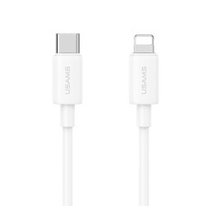 Кабель Usams SJ712 Type-C To Lightning 30W Fast Charging Data Cable white (SJ712USB02)