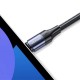 Кабель Usams US-SJ524 U71 Type-C To Type-C 100W PD Fast Charging & Data Cable 1.2m black (SJ524USB01)