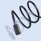 Кабель Usams US-SJ696 60W Striped Data Cable Type-C To Type-C-KY Series 2M white (SJ696USB02)