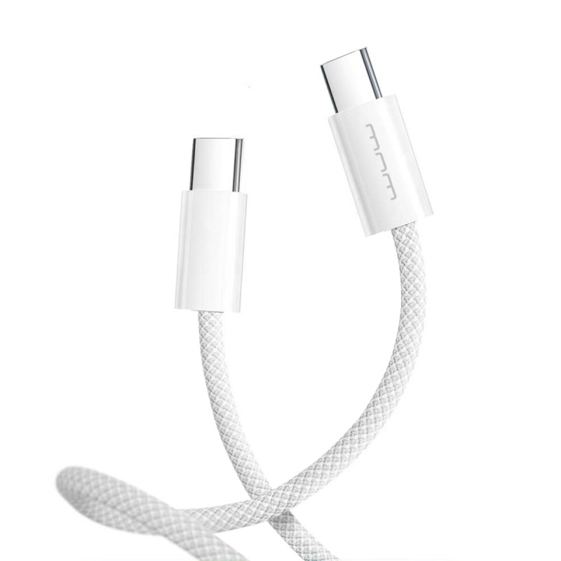 Кабель WUW-X200 Type-C to Type-C PD 60W white (WUW-X200TT)