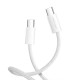 Кабель WUW-X200 Type-C to Type-C PD 60W white (WUW-X200TT)
