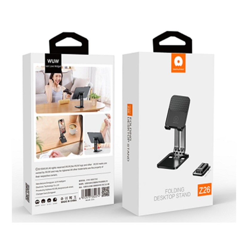 Тримач для мобільного WUW-Z26 black (6972573332274)